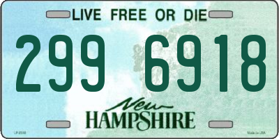 NH license plate 2996918