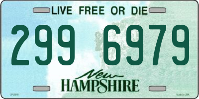 NH license plate 2996979