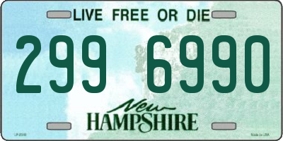 NH license plate 2996990