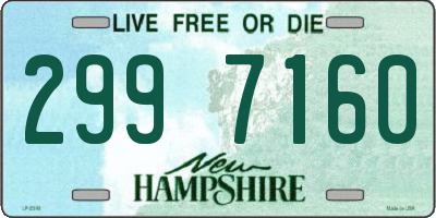 NH license plate 2997160