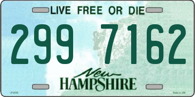 NH license plate 2997162