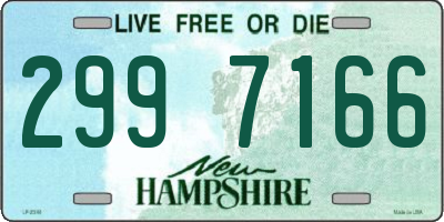 NH license plate 2997166