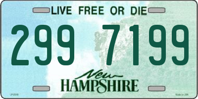 NH license plate 2997199