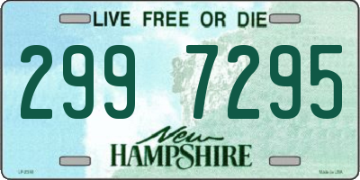 NH license plate 2997295