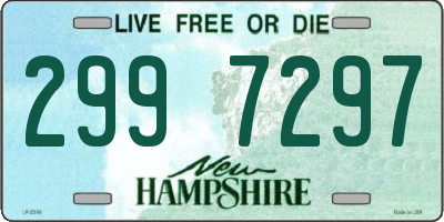NH license plate 2997297
