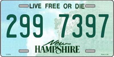 NH license plate 2997397