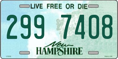 NH license plate 2997408