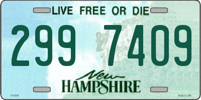 NH license plate 2997409