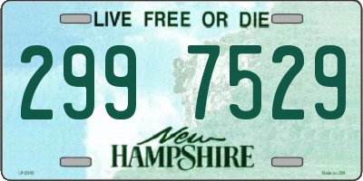 NH license plate 2997529