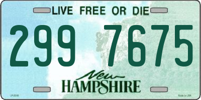 NH license plate 2997675