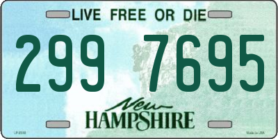 NH license plate 2997695