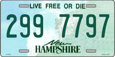 NH license plate 2997797