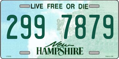 NH license plate 2997879