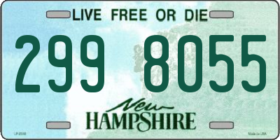 NH license plate 2998055