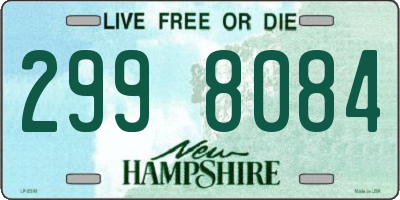 NH license plate 2998084