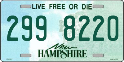 NH license plate 2998220