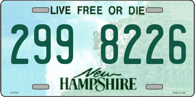 NH license plate 2998226