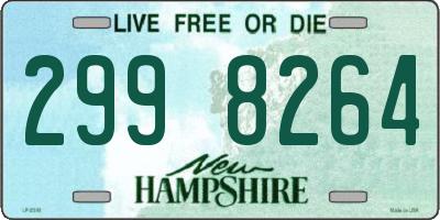 NH license plate 2998264