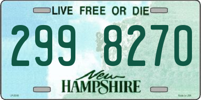 NH license plate 2998270