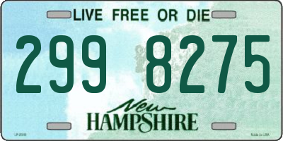 NH license plate 2998275