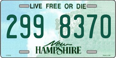 NH license plate 2998370