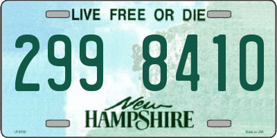NH license plate 2998410