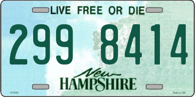 NH license plate 2998414