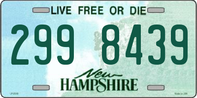 NH license plate 2998439