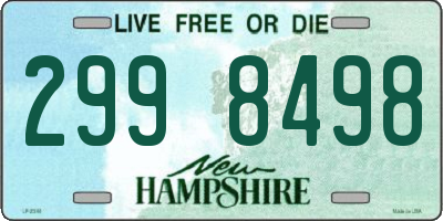 NH license plate 2998498