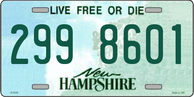 NH license plate 2998601