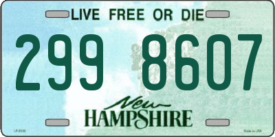 NH license plate 2998607