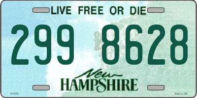 NH license plate 2998628