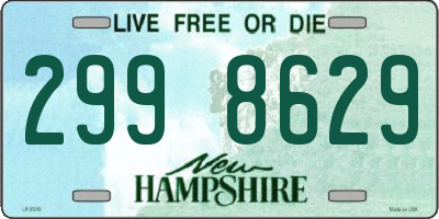 NH license plate 2998629
