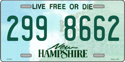 NH license plate 2998662