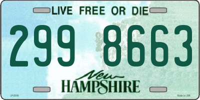 NH license plate 2998663