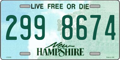 NH license plate 2998674