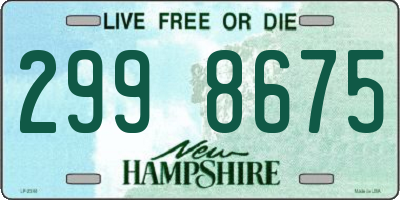 NH license plate 2998675