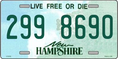 NH license plate 2998690