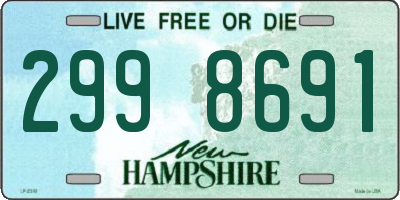 NH license plate 2998691