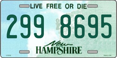 NH license plate 2998695