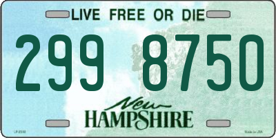 NH license plate 2998750