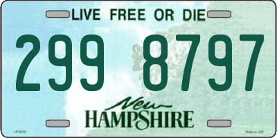 NH license plate 2998797