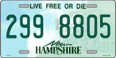 NH license plate 2998805