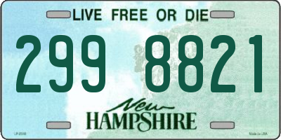NH license plate 2998821
