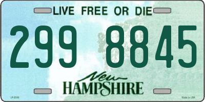 NH license plate 2998845