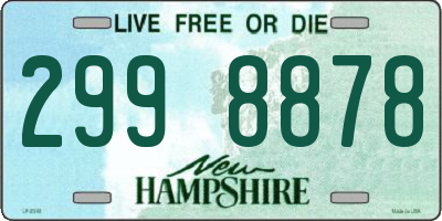 NH license plate 2998878