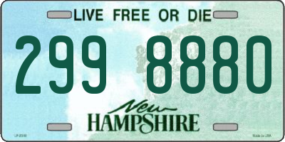 NH license plate 2998880