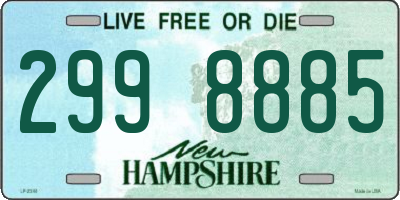 NH license plate 2998885