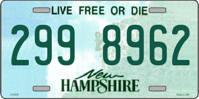 NH license plate 2998962