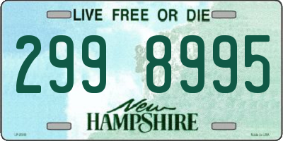 NH license plate 2998995